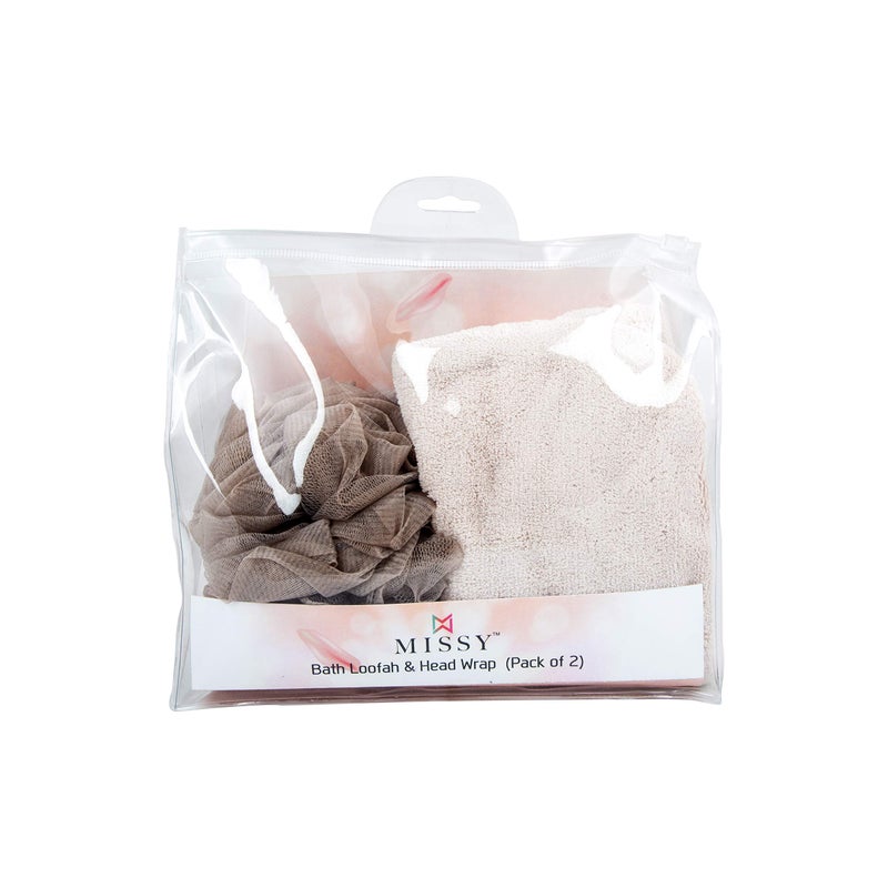 Missy Bath Loofah and Head Wrap, 123 g - Image 4