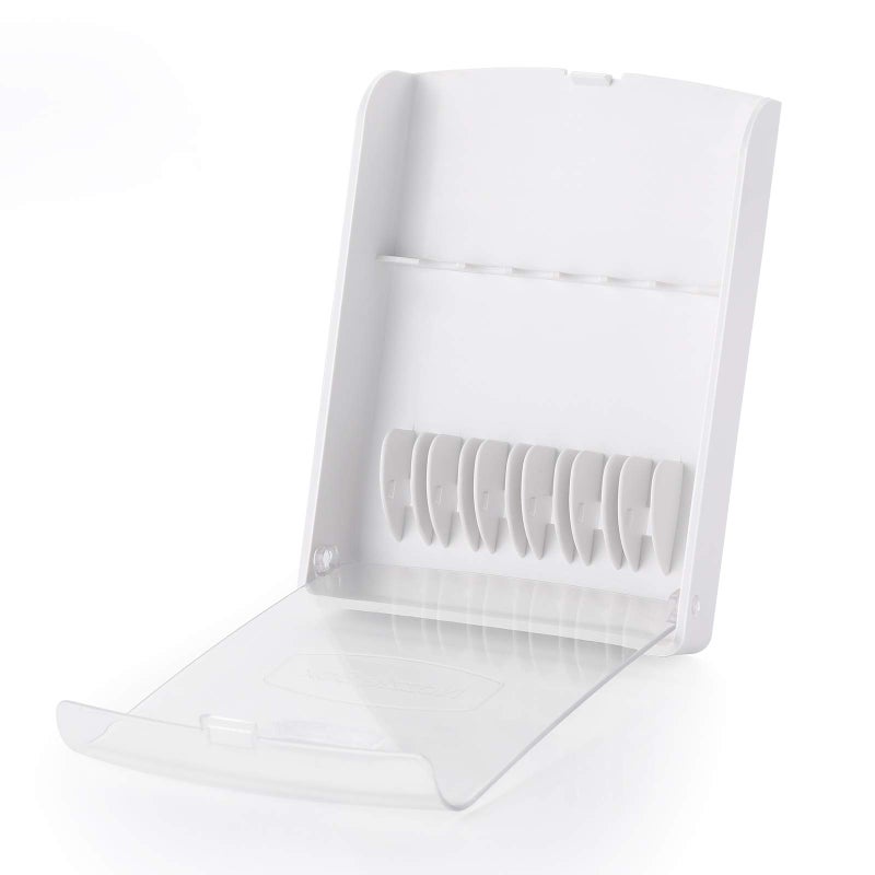 Oralphi Storage Case for Waterpik Replacement Tips, No Tips Included White - Image 1