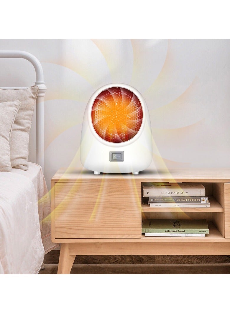 Portable Electric Heater UK Plug Overheat Protection Thermostat Heater for Indoor Use - Image 2