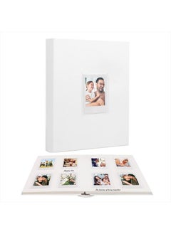 polaroid album with space to write