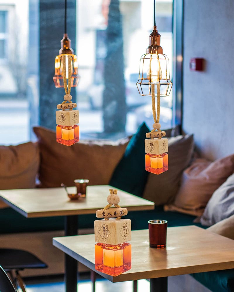 ikeda fragrance Car Air Fresheners 8ml Automotive Scents | 45-Days Long-Lasting Keep Fragrance | Automobile Hanging Diffuser Bottles | Remove Auto Odor Fresh Air for Men Home Deodorizer (Cherry) - Image 4