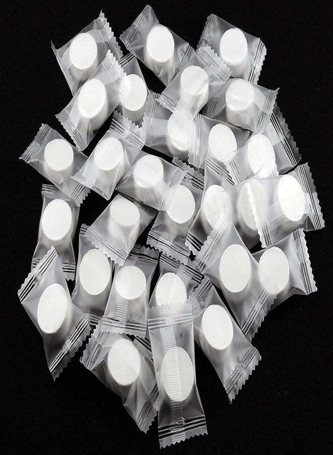 Dreamshop مناشف قطنية مضغوطة صغيرة معطرة من دريم شوب، مناشف قرصية للاستخدام مرة واحدة، مناديل ورقية محمولة للتخييم، مناديل ورقية لغسل الوجه، مناسبة للمنزل والسفر والفنادق وصالونات التجميل، أقراص سحرية (عبوة من 50 قطعة) - Image 3