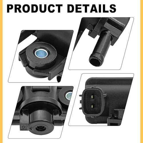 SYudwen Vapor Canister Purge Solenoid Valve Compatible with 30L V6 Accord 20042007 35L V6 Pilot 20052008 Odyssey 20052010 Ridgeline 20062008 Replace OE 911233 12581985 - Image 3