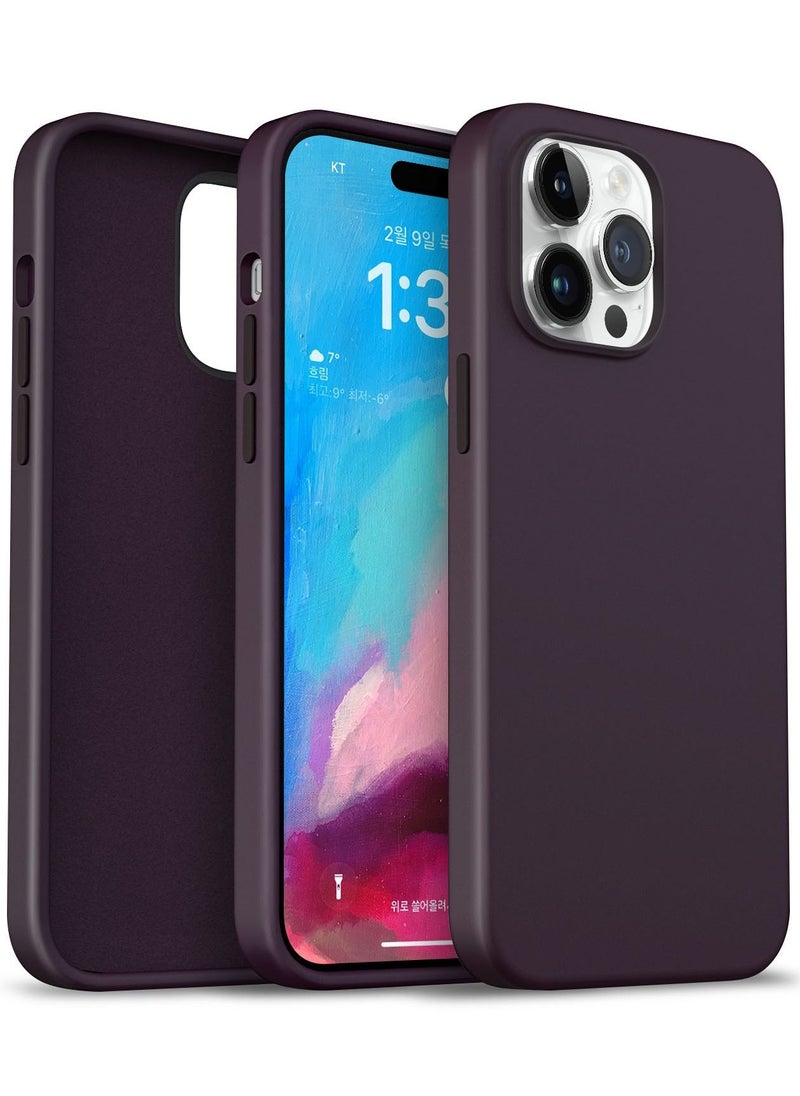 VRS Design Milky Bow iPhone 14 Pro Max Silicone Case Cover - Elderberry  - Image 1