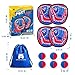 CAPTAIN CHAOWING Toss and Catch Ball Set Outdoor Games for Kids Beginner Toddler Baseball Training Glove Sticky Ball Catch Toys Beach Pool Yard Games Toys for Kids and Family Baseball Gift for Boys Girls Ages 312 - Image 4