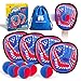 CAPTAIN CHAOWING Toss and Catch Ball Set Outdoor Games for Kids Beginner Toddler Baseball Training Glove Sticky Ball Catch Toys Beach Pool Yard Games Toys for Kids and Family Baseball Gift for Boys Girls Ages 312 - Image 2