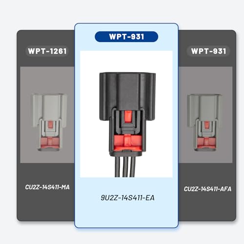 Anina 4PCS Ignition Coil Connector Pigtail Harness 9U2Z14S411EA for Ford V6 V8 Flex for Ford Edge Fusion F150 F350 F250 Super Duty Explorer Lincoln MKS MKT MKX - Image 5