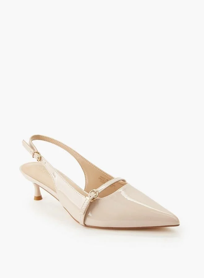 Celeste Women Kitten Heel Pointed Toe Shoes
