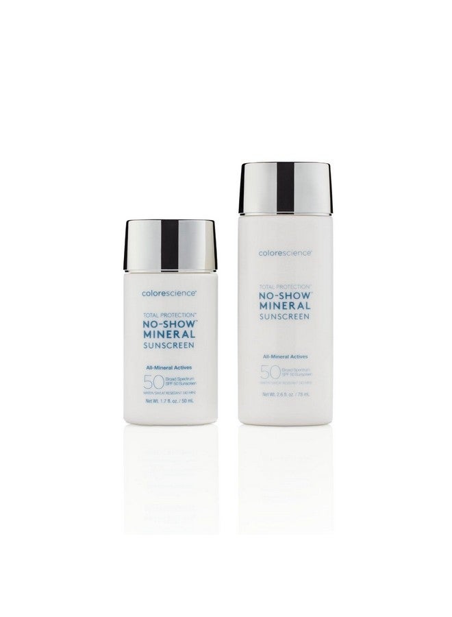 Colorescience Total Protection No-Show Mineral Sunscreen SPF 50, 100% Invisible all-mineral sunscreen for all skin tones & types - Image 2