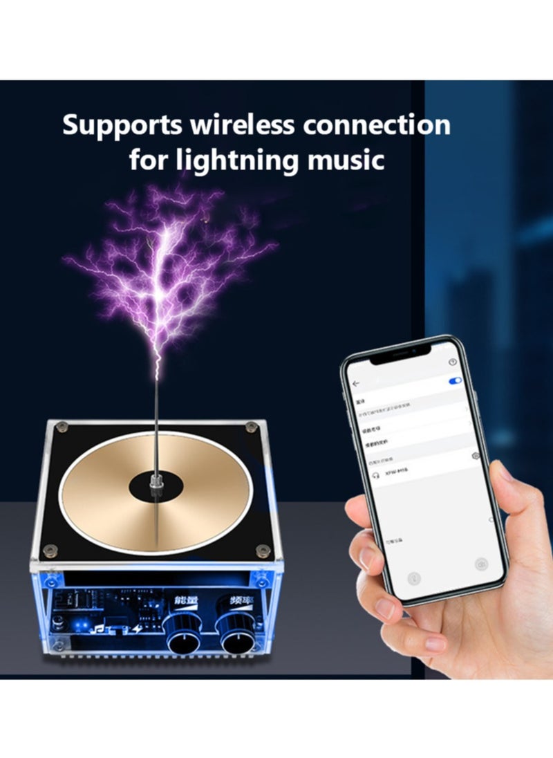AROAQ - For Tesla Coil Speaker Bluetooth-compatible Music High Power Voltage Pulse Electric Arc Generator Artificial Lightning Speaker - Image 1