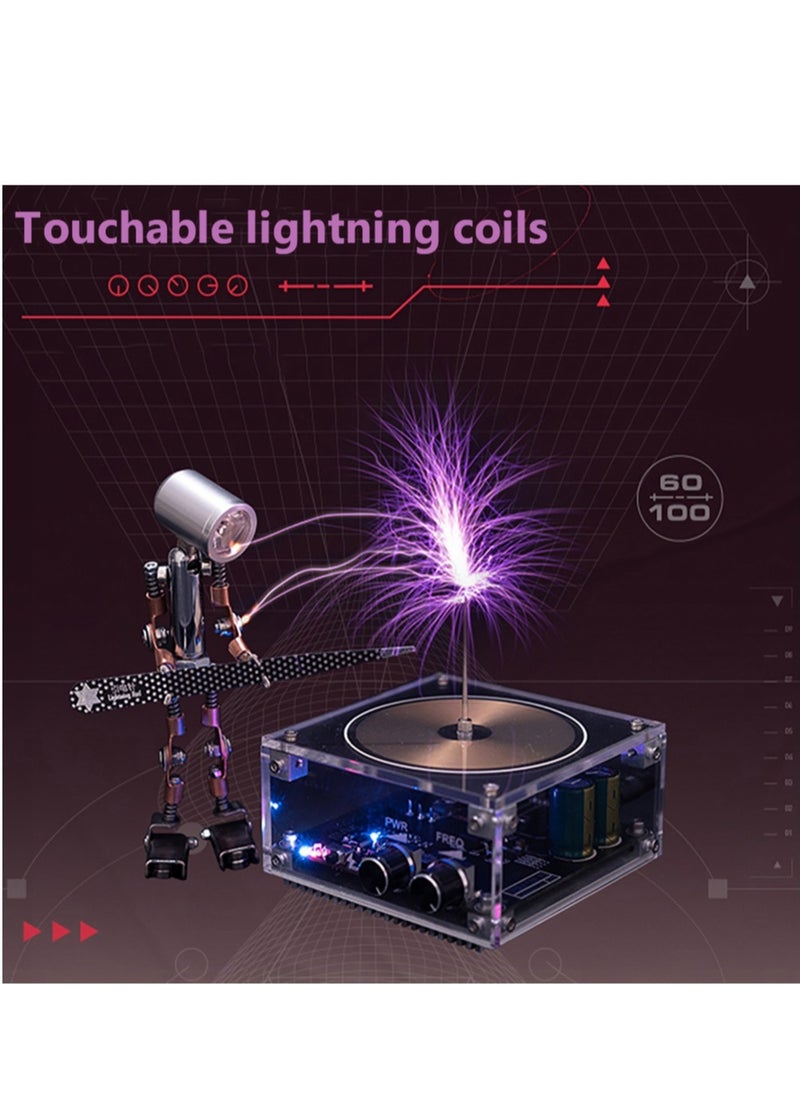 AROAQ - For Tesla Coil Speaker Bluetooth-compatible Music High Power Voltage Pulse Electric Arc Generator Artificial Lightning Speaker - Image 1
