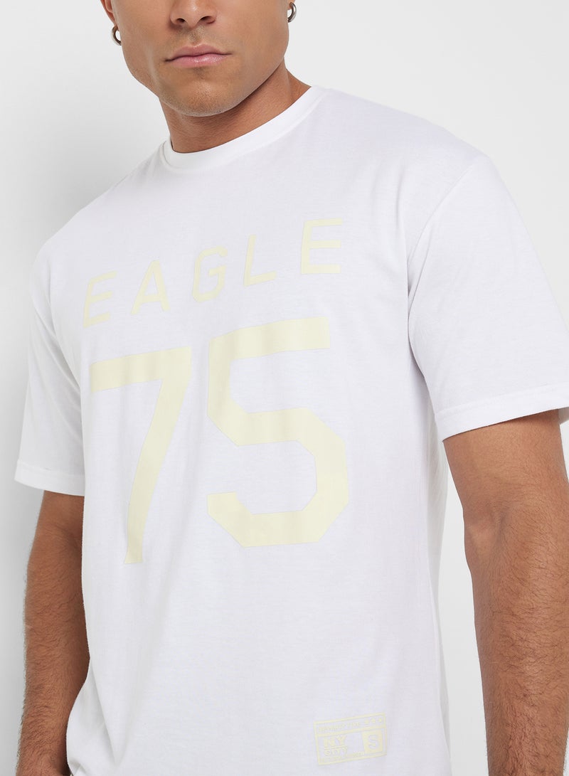 Seventy Five Graphic Print Oversized T-Shirt - Image 3