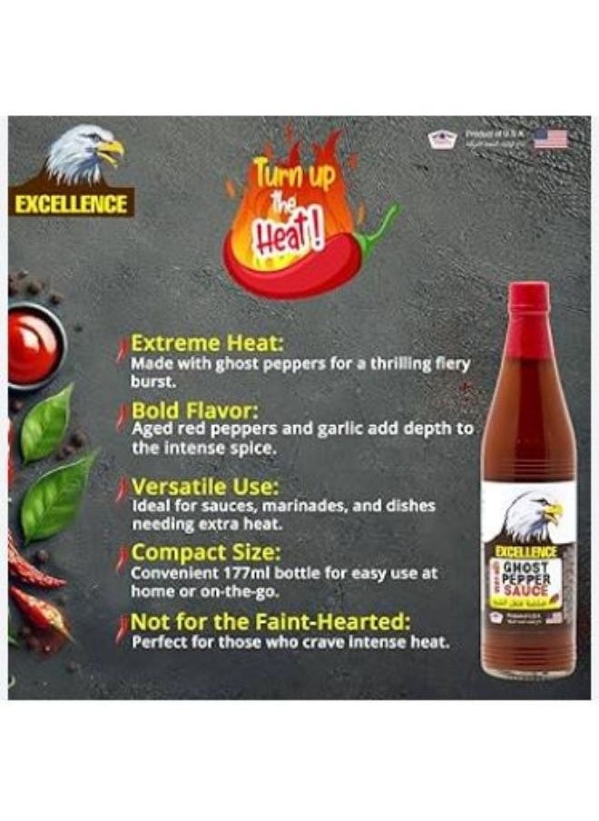 Excellence Ghost Pepper Sauce 177ml  - Image 2