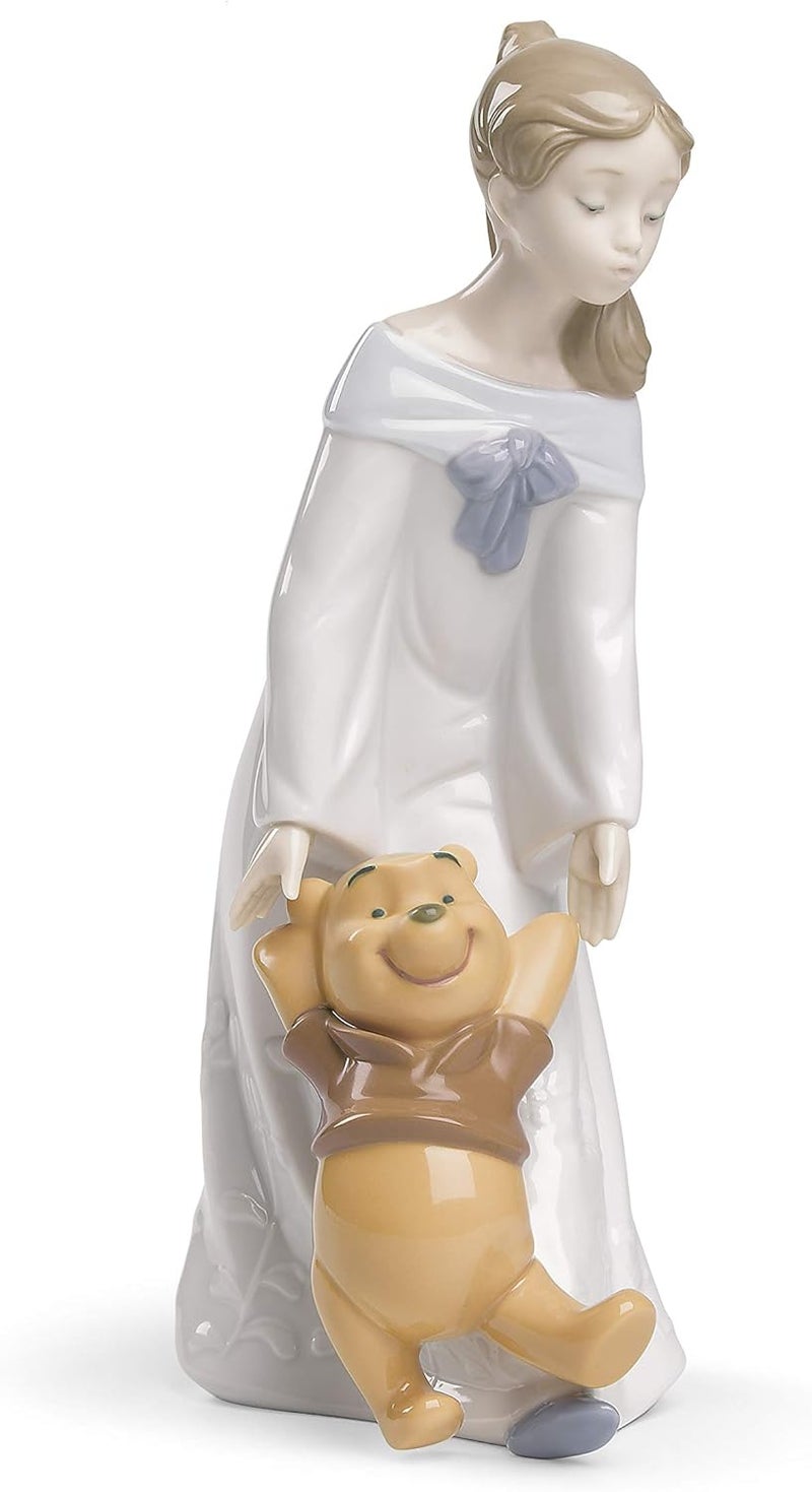 NAO Fun with Winnie The Pooh Porcelain Winnie The Pooh Disney Figure - Image 1