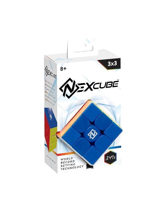 Goliath جوليات NEXcube 3x3 كلاسيكي - مكعب سرعة بدون ملصقات - تقنية فائقة السلاسة تفتح سرعة فائقة لتحطيم الأرقام القياسية! - متعدد الألوان - Image 3