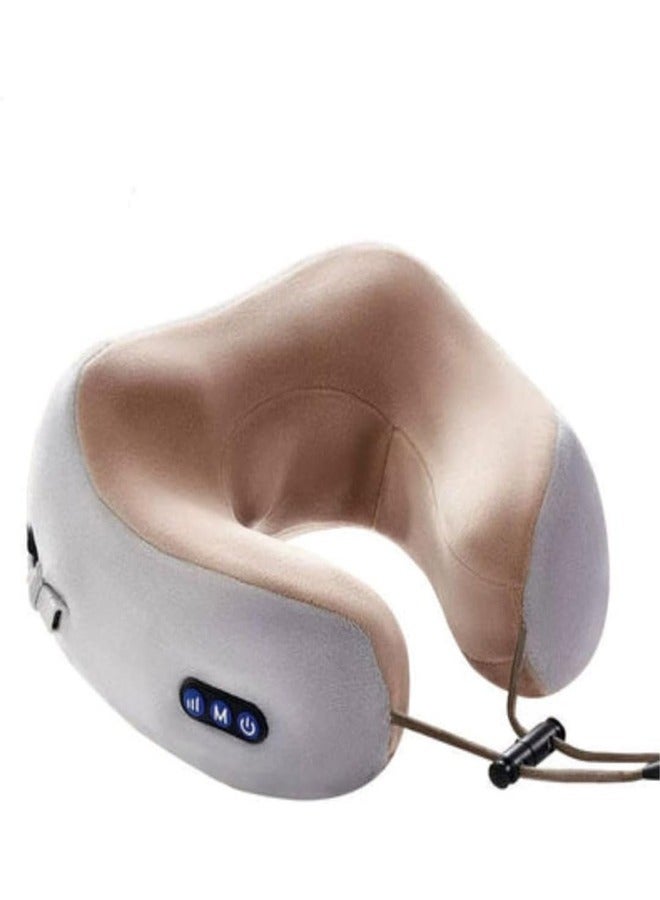 U-Shaped Electric Neck and Shoulder Massage Pillow with Heat Function - Image 1