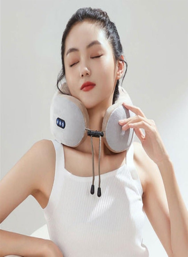 U-Shaped Electric Neck and Shoulder Massage Pillow with Heat Function - Image 3