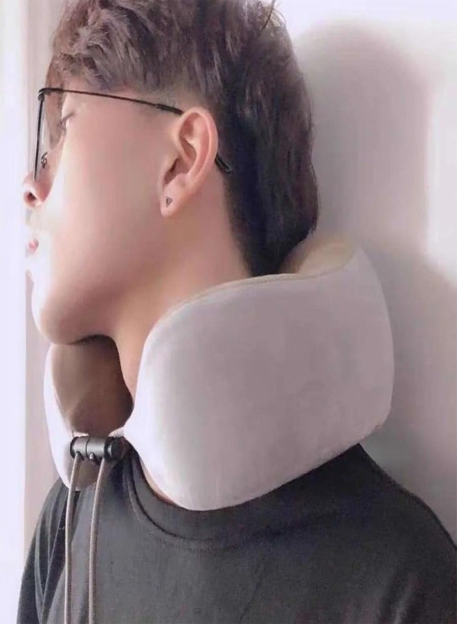 U-Shaped Electric Neck and Shoulder Massage Pillow with Heat Function - Image 4