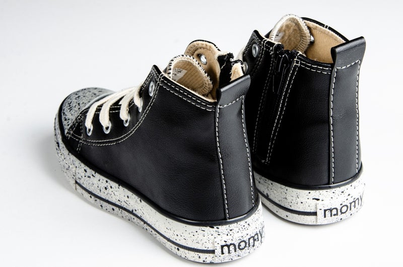 Dadwolf Black Winter Ankle Converse - Image 3
