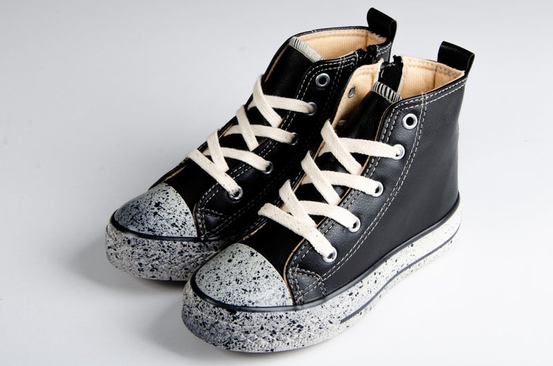 Dadwolf Black Winter Ankle Converse - Image 1