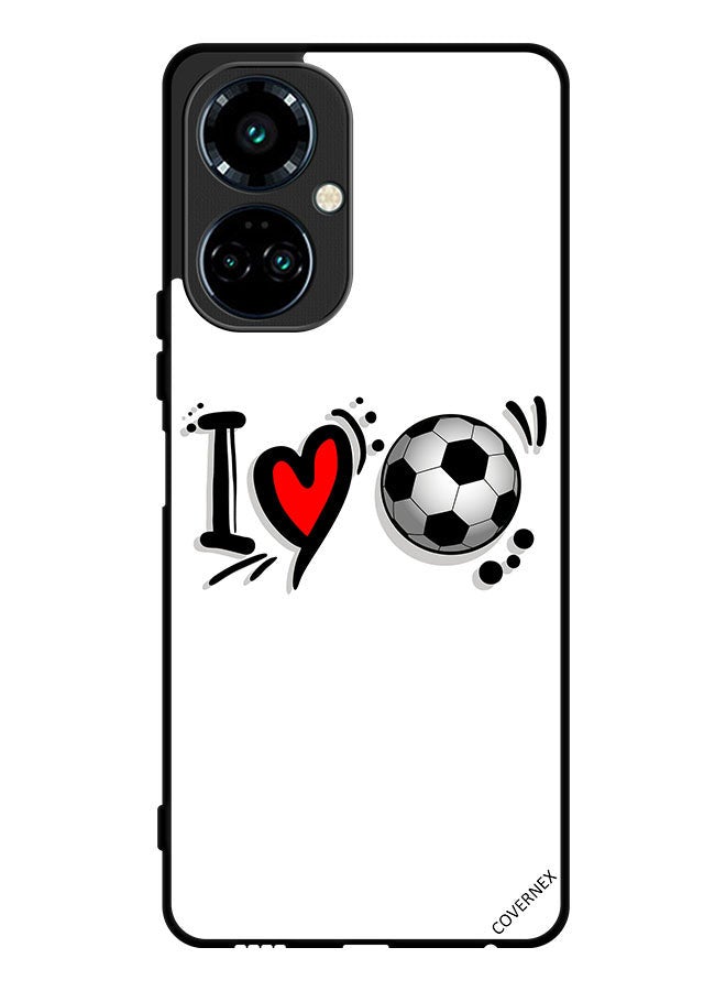 Covernex Protective Case Cover For Tecno Camon 19 Pro I Love Football - Image 1