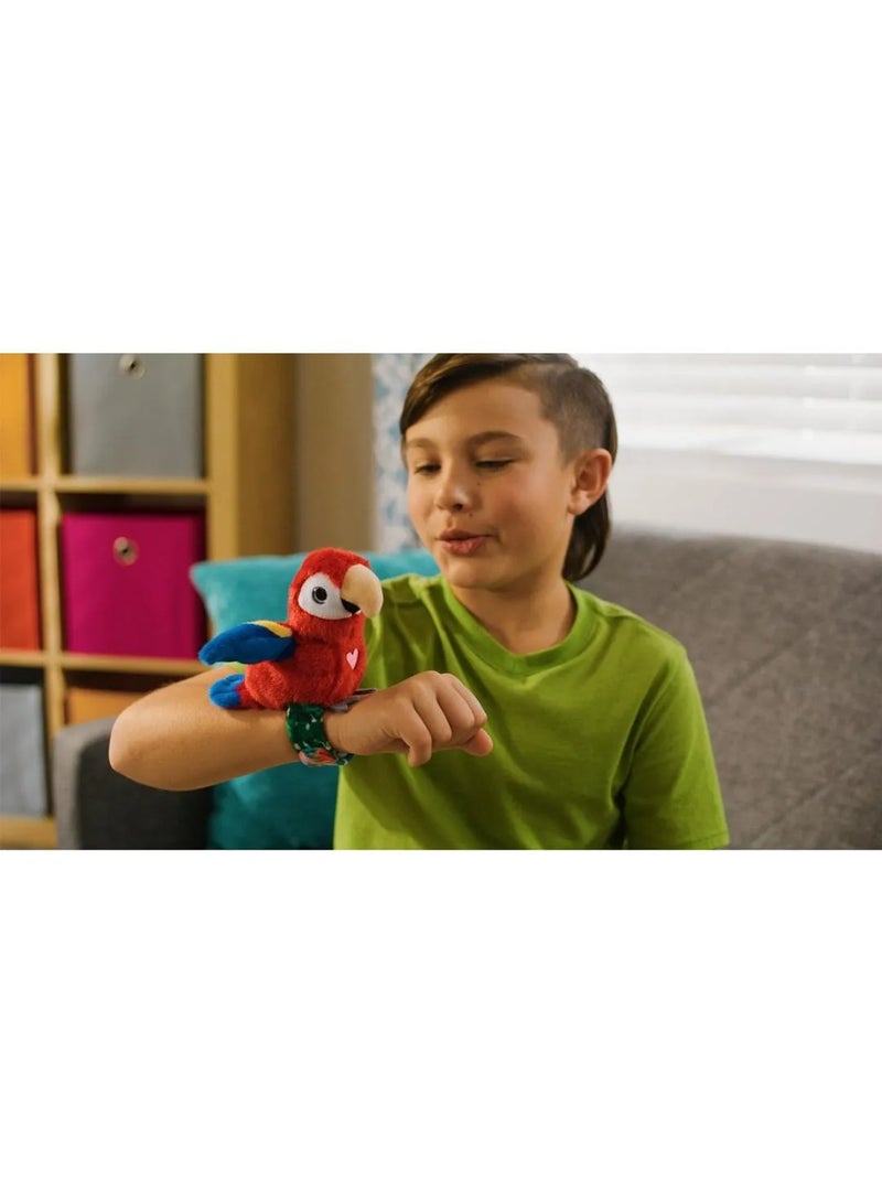 Happy Yappers Parrot Plush Toy, Heart Theme 3 Years+ 15 cm - Red - Image 3