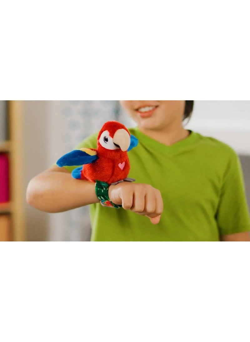 Happy Yappers Parrot Plush Toy, Heart Theme 3 Years+ 15 cm - Red - Image 4