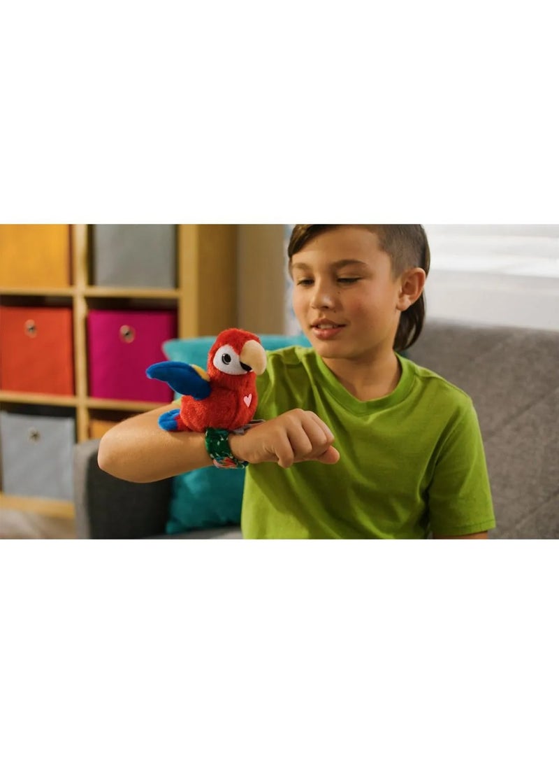 Happy Yappers Parrot Plush Toy, Heart Theme 3 Years+ 15 cm - Red - Image 2