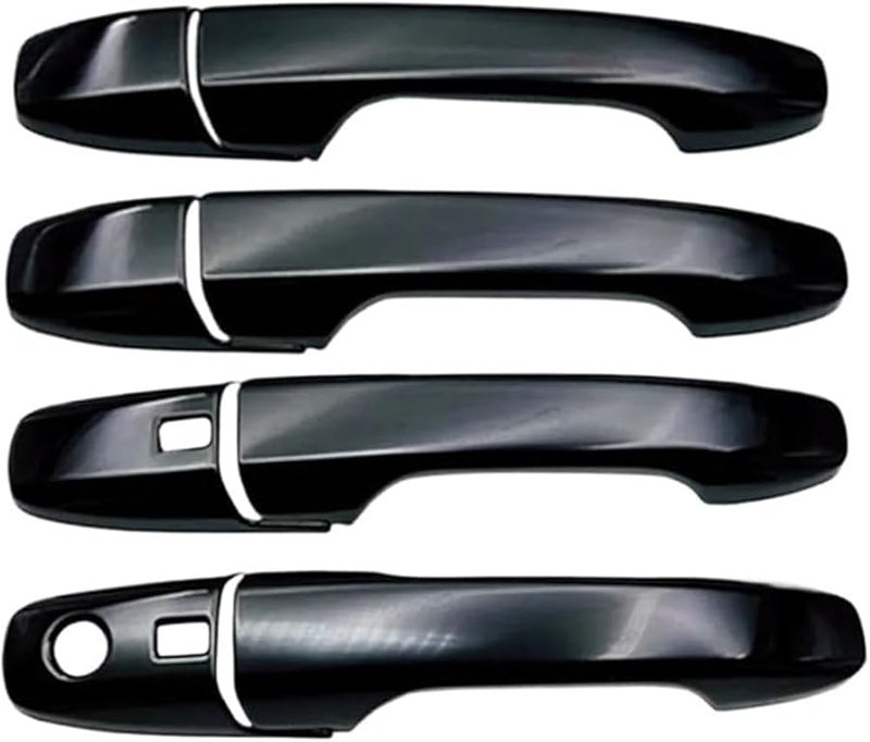 Carbon Fiber Print Exterior Door Handle Cover For Toyota Yaris Ativ Vios 2022 Smart Keyhole Lock - Image 2