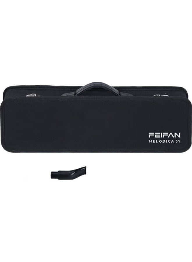 Feifan 37-Key Melodica For Students, Children And Adults, Professional Performance Level, Black Hard Case - Image 1