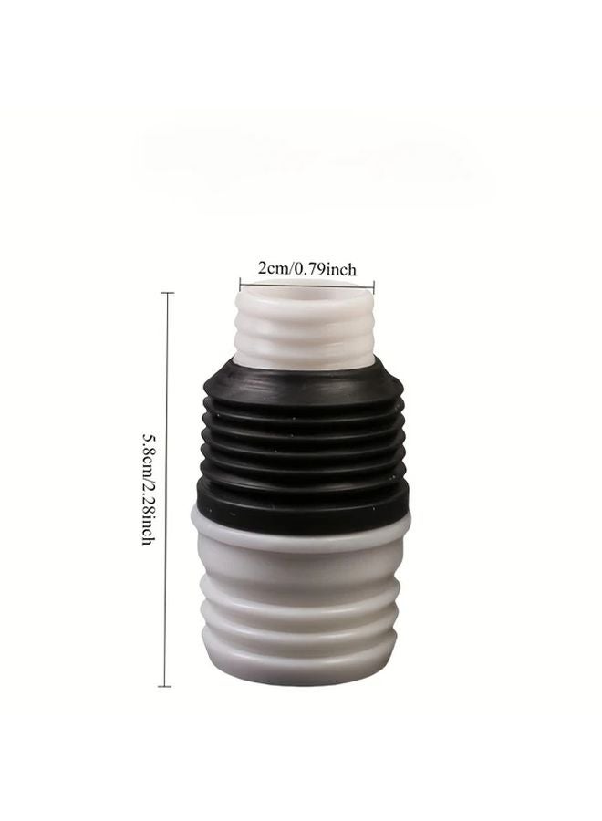 4 قطع مجموعة وصلة مخفضة لأنابيب الصرف، لون عشوائي، محول فينيل متين لأنابيب البولي فينيل كلوريد، الأكريlonيتريل بوتادين ستايرين، والنحاس - Image 3