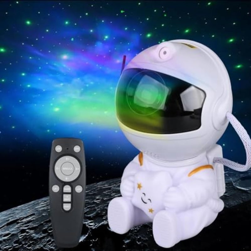 ® رائد الفضاء غالاكسي النجوم الوامضة الملونة سديم جهاز عرض دوران الرأس عن بعد التحكم عن بعد USB بالطاقة LED ضوء الليل الحضانة لعبة غرفة ديكور المنزل هدية عظيمة - Image 3