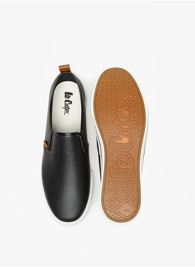 Lee Cooper Men's Textured Slip-On Loafers