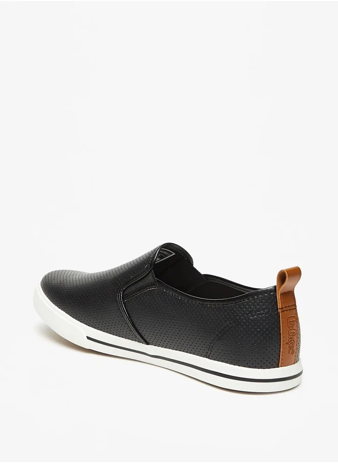 لي كوبر Men's Textured Slip-On Loafers