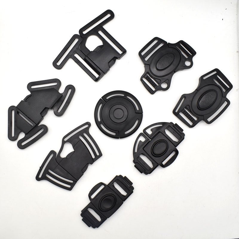 Supply Children'S Car Multi-Directional Buckle Four-Way Adjustable Plastic Buckle Reflective Vest Connection Side Buckle Clip - Image 4