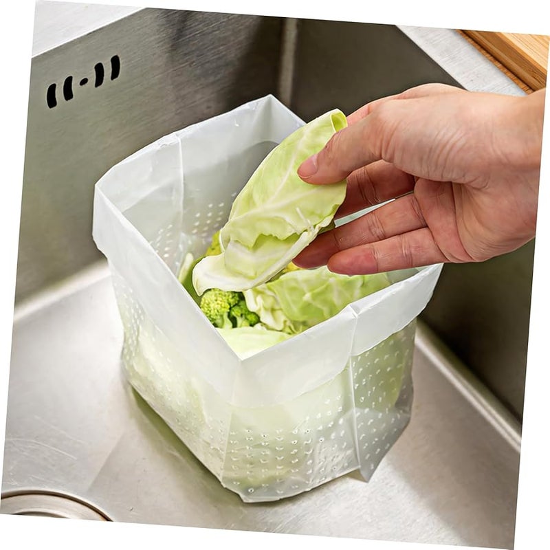 150 قطعة من أكياس القمامة الشفافة القائمة بذاتها لمطبخ الحوض وحمام غرفة النوم - Image 4