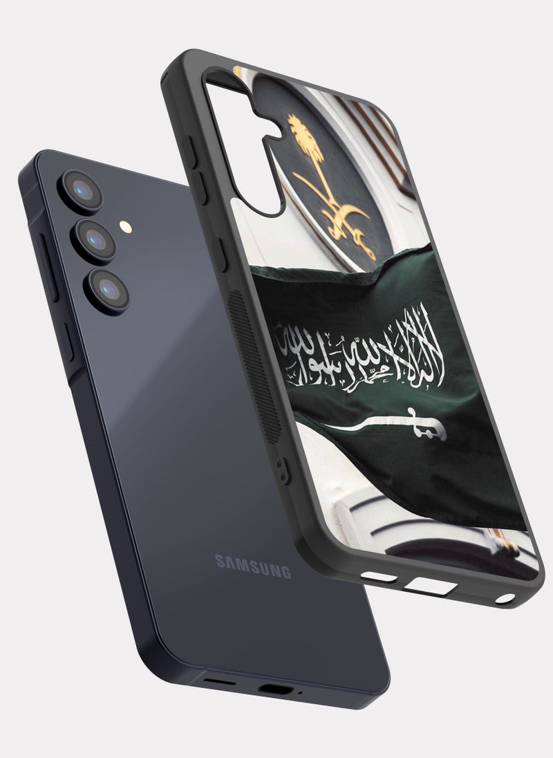 بكسلات كفر سامسونج جالكسي ايه 35 علم السعودية العظمى اخضر - Image 2