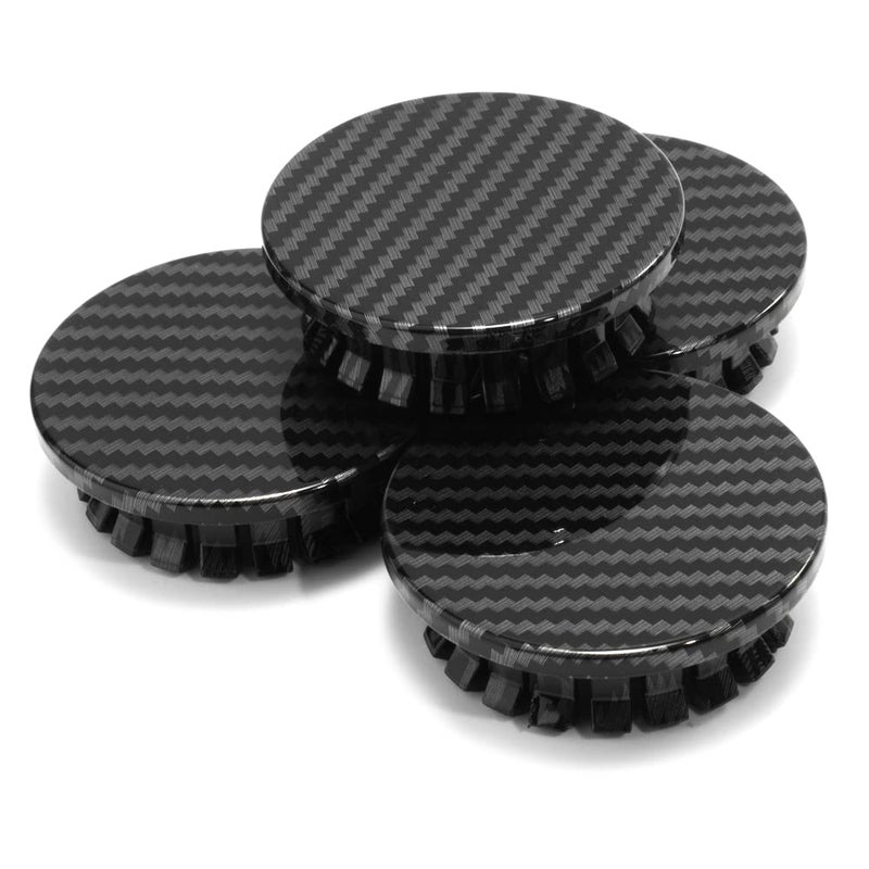 RTrhinoTuning 4 PCS 59mm Wheel Center Caps Compatible with Impala Equinox Malibu Grand Am WS6 Regal CTS Grand Vitara Wheel Rim OD 23359 mm ID 18146 mm Carbon Fiber - Image 2