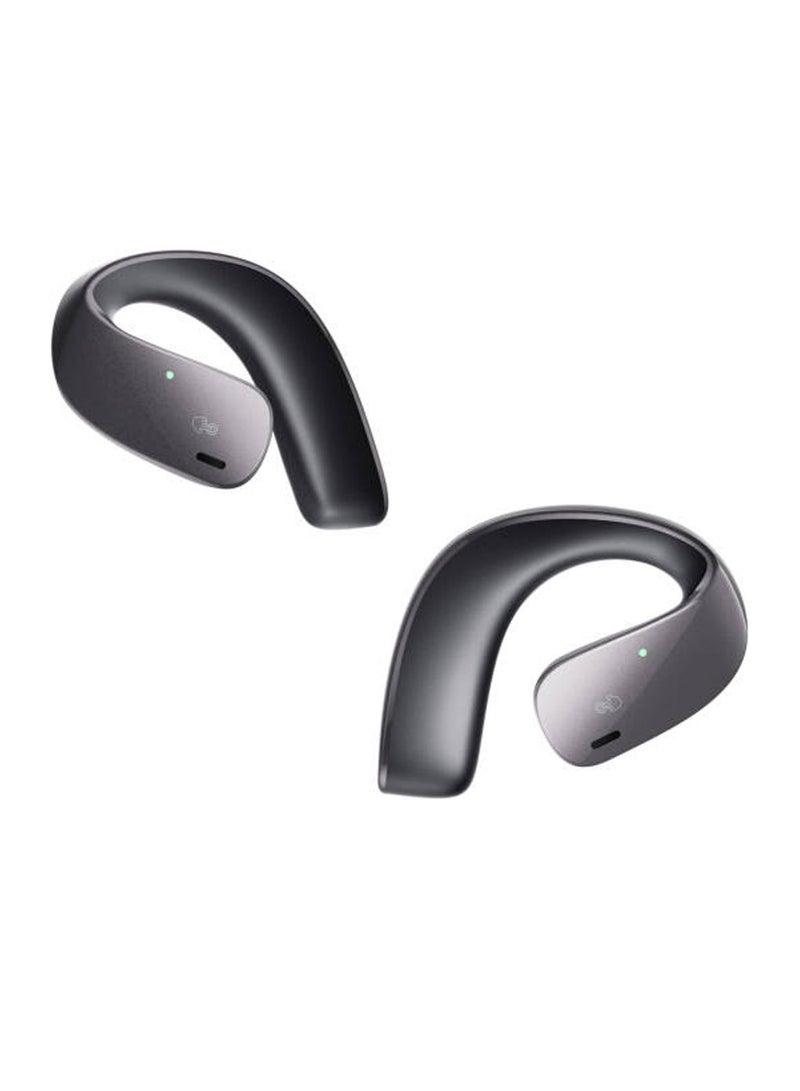 بلاك شارك سماعات أذن Black Shark T20 بتصميم لاسلكي مفتوح الأذن، وعمر بطارية طويل يصل إلى 35 ساعة، واتصال بلوتوث 5.3 بوصة ومقاومة للماء IPX67 - أسود - Image 3