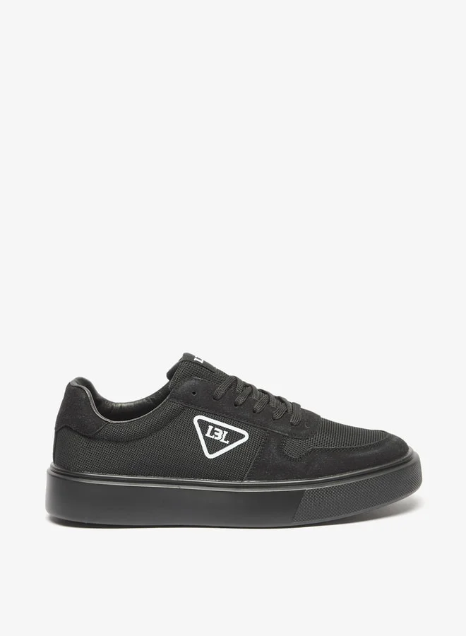 LBL by Shoexpress Men's Textured Sneakers with Lace-Up Closure
