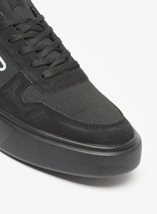 LBL by Shoexpress Men's Textured Sneakers with Lace-Up Closure