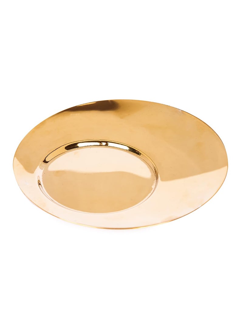 KCL KCL Gold PVD Coating First Impression Brass Double Wall Cup and Saucer Set 150ml  - Image 3