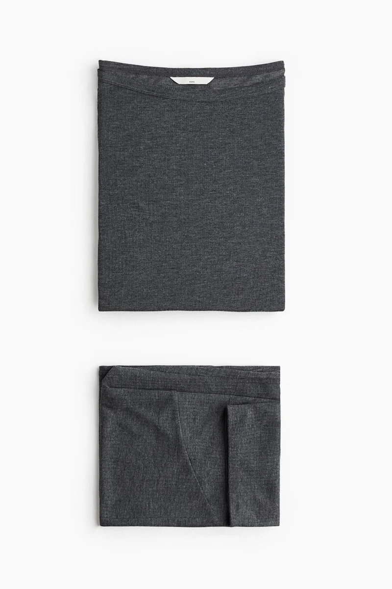 H&M MAMA 2-piece ribbed set
