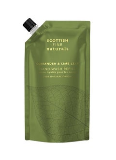 Scottish Fine Soaps Scottish Fine Naturals Coriander & Lime Leaf Hand Wash Refill 600ml Pouch 