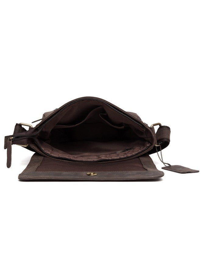 WildHorn Genuine Leather Sling Bag for Men | Stylish, Spacious & Built to Last | Adjustable Strap | 1-Year Warranty - Image 4