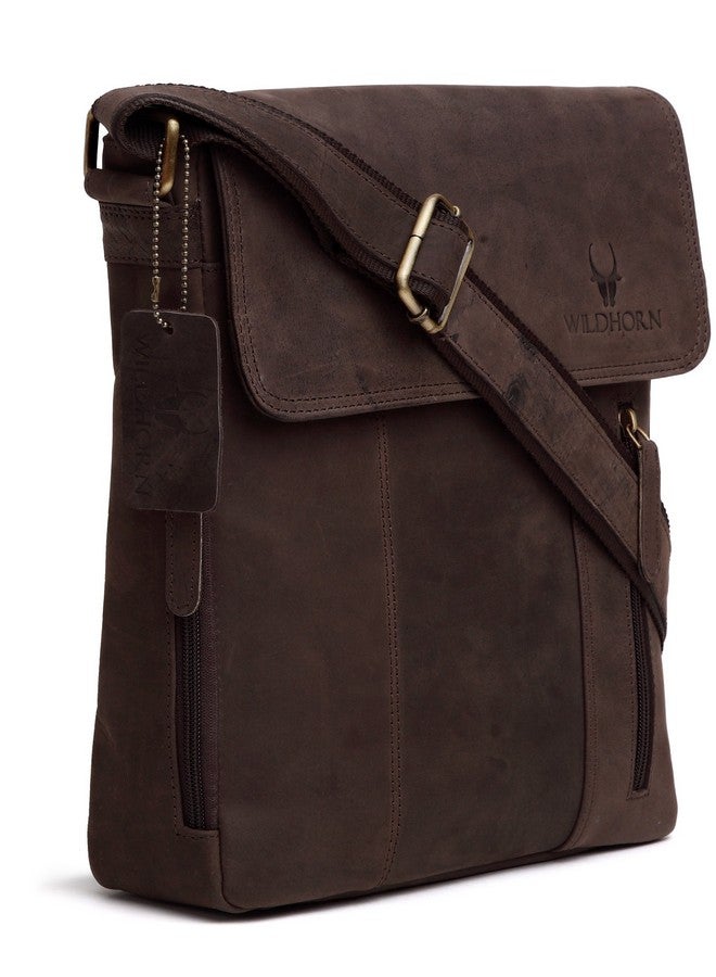 WildHorn Genuine Leather Sling Bag for Men | Stylish, Spacious & Built to Last | Adjustable Strap | 1-Year Warranty - Image 2