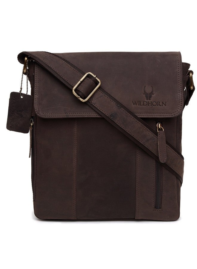 WildHorn Genuine Leather Sling Bag for Men | Stylish, Spacious & Built to Last | Adjustable Strap | 1-Year Warranty - Image 1