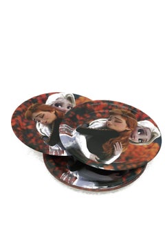 co arma A set of paper party dishes with the character of Elsa and Anna, 12 pieces  - Image 2