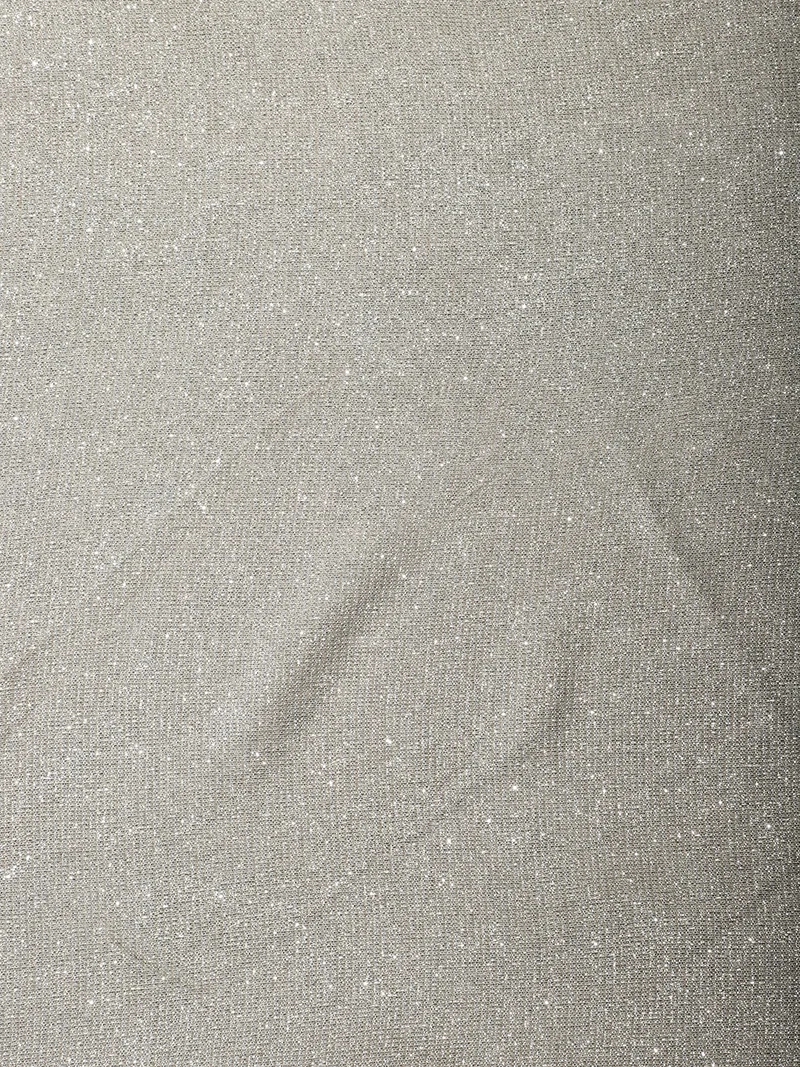 AKS  Silver Metallic Shimmer Knit Fabric - One Meter  | Best Price UAE