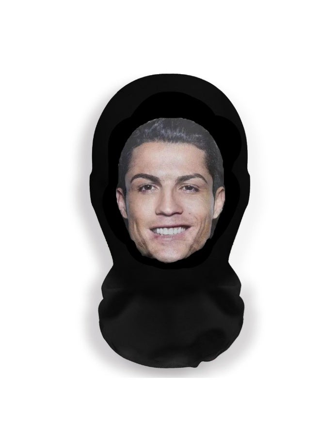 Soccer Star 8-in-1 Mask Set: Lightweight & Breathable Fan Merchandise | Printed Headbands with Ronaldo, Messi, Mbappé, Haaland & More | Festival Party & Halloween Cosplay Props - Image 3